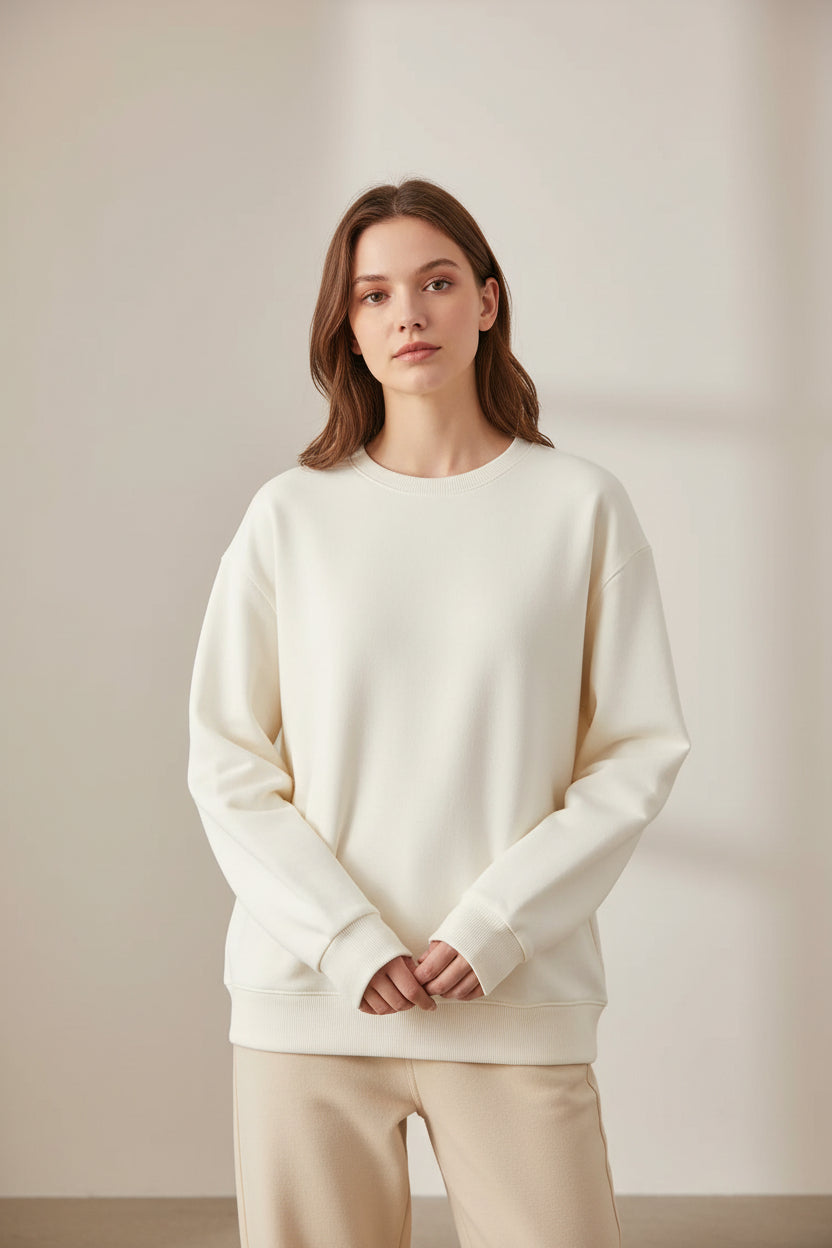 Moody Series Sweatshirt white