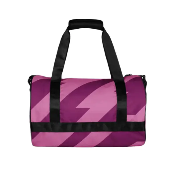 Flashlight Purple Gym Bag - Image 3